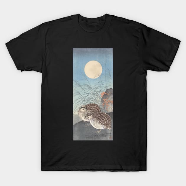 Quail by Ohara Koson T-Shirt by topower